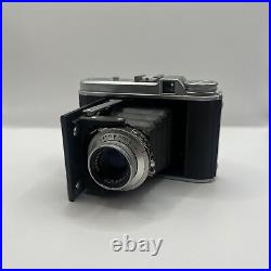 Vintage Voigtlander Perkeo I Folding Camera Vaskar Lens 4.5 105 Pronto Shutter