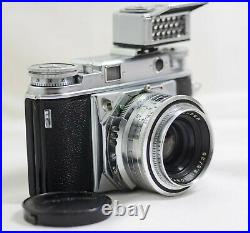 Vintage Voigtlander Prominent Rangefinder Camera With 35mm F3.5 Skoparon Lens