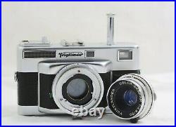 Vintage Voigtlander Vitessa T Interchangeable Lens Rangefinder Camera 1956