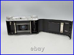 Vintage Voigtlander Vito II Folding Camera with Skopar 50mm F3.5 Lens, Box, & Case