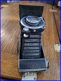 Vintage WELTA Compur Folding Camera Meyer Gorlitz Trioplan Lens German Camera