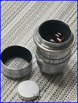 Vintage Wallensak 2 inch (50mm) f/1.9 Cine Rapar C-Mount Lens for Bolex