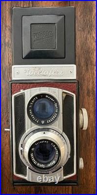 Vintage Welta Weltaflex TLR Camera + Meyer-Optik Trioplan 75mm f/3.5 Lens, Case