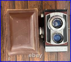 Vintage Welta Weltaflex TLR Camera + Meyer-Optik Trioplan 75mm f/3.5 Lens, Case Vintage Welta Weltaflex TLR Camera + Meyer-Optik Trioplan 75mm f/3.5 Lens, Case