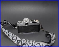 Vintage Working Nikon Nikkormat EL 35mm SLR Film Camera With 55 mm f/1.4 Lens