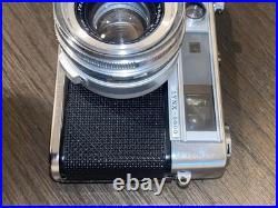 Vintage YASHICA Lynx 5000 35mm Camera 11.8 f=4.5cm Lens Made In Japan WithCase