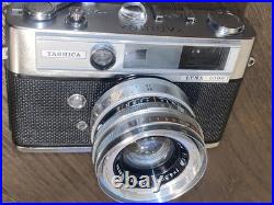 Vintage YASHICA Lynx 5000 35mm Camera 11.8 f=4.5cm Lens Made In Japan WithCase