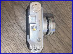 Vintage YASHICA Lynx 5000 35mm Camera 11.8 f=4.5cm Lens Made In Japan WithCase