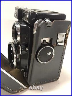 Vintage Yashica 44 LM TLR Camera 60mm F/3.5 Lens With Case