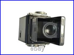 Vintage Yashica-44 TLR Camera Gray 127 Film Yashikor 60mm f/3.5 Lens Case & Cap