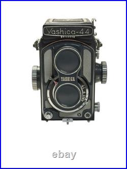 Vintage Yashica-44 TLR Camera Gray 127 Film Yashikor 60mm f/3.5 Lens Case & Cap