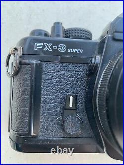 Vintage Yashica FX-3 Super 2000 35mm Film Camera with50mm Prime Lens
