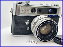 Vintage Yashica IC Lynx-14E 35mm Rangefinder Camera Fast f/1.4 45mm Yashinon