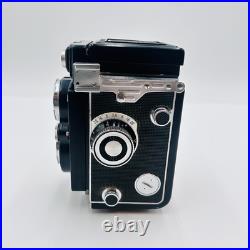 Vintage Yashica MAT-124 TLR Film Camera Twin Lens Leather Case GC UNTESTED