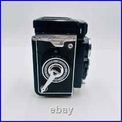 Vintage Yashica MAT-124 TLR Film Camera Twin Lens Leather Case GC UNTESTED