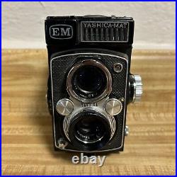 Vintage Yashica-Mat EM TLR Medium Format Film Camera With 80mm 3.2 Lens