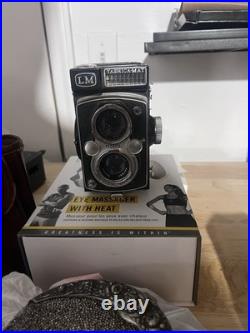 Vintage Yashica-Mat LM Twin Lens Reflex Camera Untested