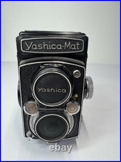 Vintage Yashica-Mat TLR Camera with Lumaxar 80mm f/3.5 Lens, Case & Cap Tested Vintage Yashica-Mat TLR Camera with Lumaxar 80mm f/3.5 Lens, Case & Cap Tested