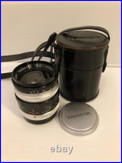 Vintage Yashica Super Yashinon-R 128 f=3.5 Camera Lens Leather Case