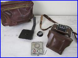 Vintage ZEISS IKON CONTESSA 35mm RANGEFINDER CAMERA withTESSAR 45mm f2.8 LENS+CASE