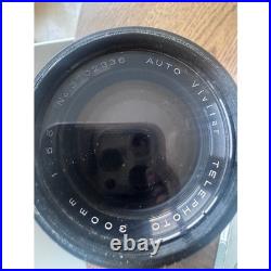 Vintage ZENIT-B Camera Huge Lot Helios Vivitar Sunset Lenses Filters Flashes Bag