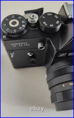 Vintage ZENIT TTL Olympian SLR film camera with Helios 44M 2/58 lens