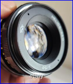 Vintage ZENIT TTL Olympian SLR film camera with Helios 44M 2/58 lens