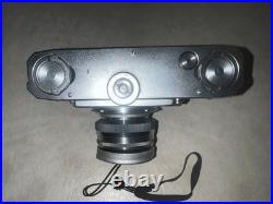 Vintage Zeiss Contax IIa Camera With Sonnar Red T 50mm F/1.5 Lens