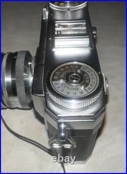 Vintage Zeiss Contax IIa Camera With Sonnar Red T 50mm F/1.5 Lens