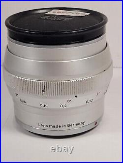Vintage Zeiss Distagon 25mm Camera Lens 20074-12
