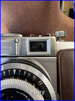 Vintage Zeiss Ikon AG Contina 35mm camera withPanter 45mm F2.8 lens from Germany