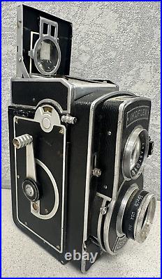 Vintage Zeiss Ikon Ikoflex III 853/16 TLR Camera with Tessar 8cm 80mm F2.8 Lenses