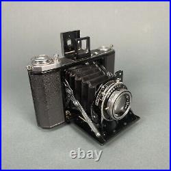 Vintage Zeiss Ikon Ikonta 521/16 Folding Camera Novar 7.5cm Lens with Leather Case