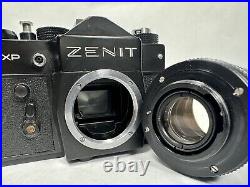 Vintage Zenith 12XP Film Camera with Helios 44M-4 Lens Case Made In USRR
