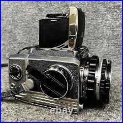 Vintage Zenza Bronica S2A With Nikkor 75mm f2.8 Lens 2 1/4 X 2 1/4 SLR Camera EUC
