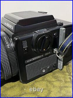 Vintage Zenza Bronica SQ-Ai 6x6 Camera Zenzanon 80mm F/2.8 Lens