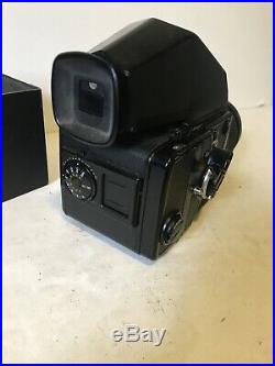 Vintage Zenza Bronica Sq-a Camera With 2 Lenses And Cartridges