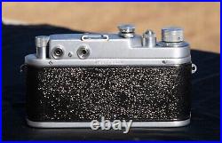 Vintage Zorki 2-c 35mm rangefinder film camera withIndustar 50 lens. Superb