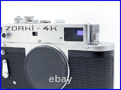Vintage Zorki-4K Rangefinder Camera Full CLA Serviced & Tested Mint? 7569