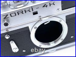 Vintage Zorki-4K Rangefinder Camera Full CLA Serviced & Tested Mint? 7569