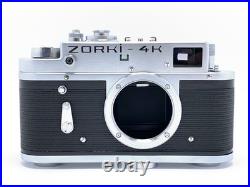 Vintage Zorki-4K Rangefinder Camera Full CLA Serviced & Tested Mint? 7569