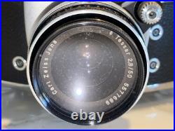 Vintage camera EXACTA/Jhagee EXAKTA/Lens Carl Zeiss 50 MM Untested