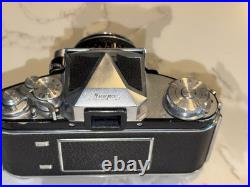 Vintage camera EXACTA/Jhagee EXAKTA/Lens Carl Zeiss 50 MM Untested