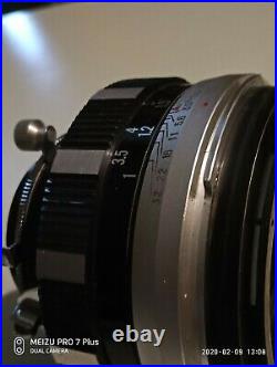 Vintage camera Koni Omega wideangle lens 60mm with case