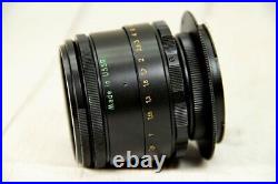 Vintage camera Lens HELIOS 44-2 58mm f/2 Lens M42 mount / adapter Canon