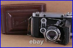 Vintage camera Moscow 5 lens I-24 KMZ Soviet Folding Rangefinder Camera USSR