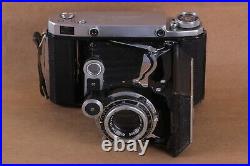 Vintage camera Moscow 5 lens I-24 KMZ Soviet Folding Rangefinder Camera USSR