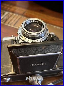 Vintage camera ZEISS IKON Lens Tessar 13,5 1 f=75 Mm Germany