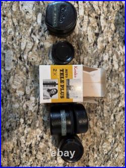 Vintage camera lens lot Vintage camera lens lot