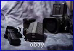 Vintage camera with photography accessories